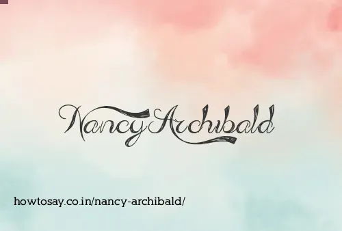 Nancy Archibald