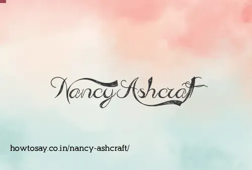 Nancy Ashcraft