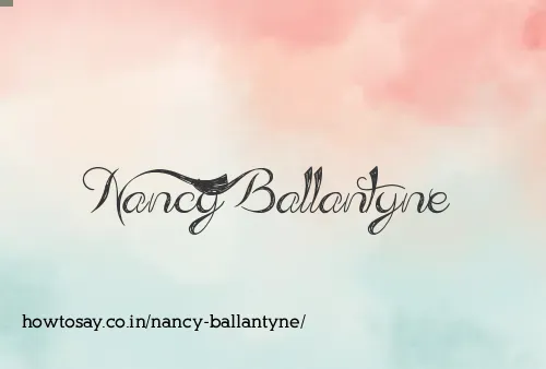 Nancy Ballantyne