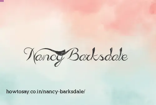 Nancy Barksdale