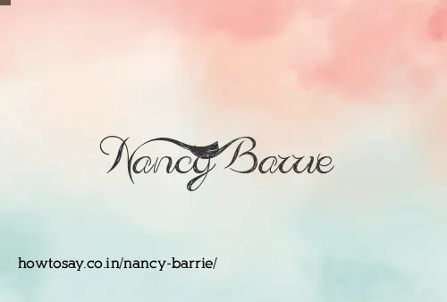 Nancy Barrie