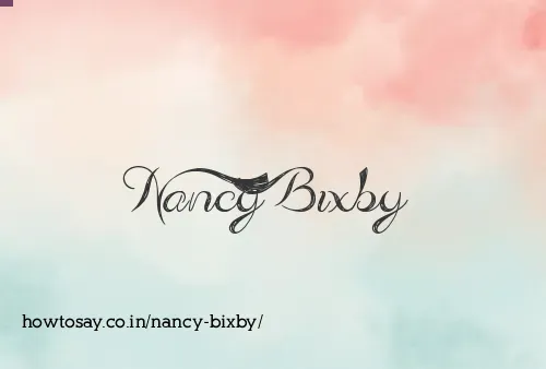 Nancy Bixby