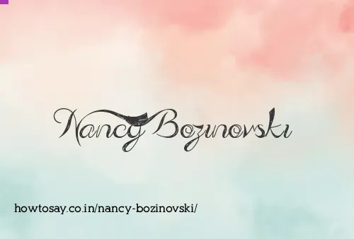 Nancy Bozinovski