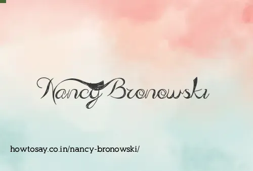 Nancy Bronowski