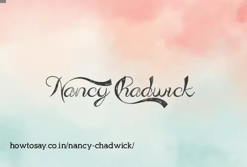 Nancy Chadwick