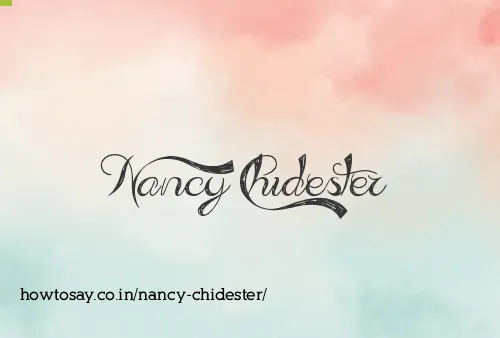 Nancy Chidester