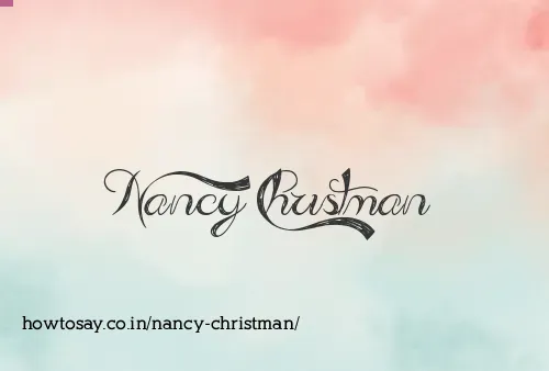 Nancy Christman
