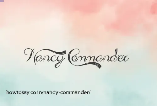 Nancy Commander