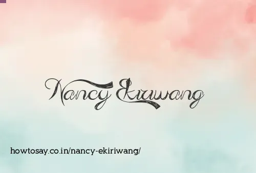 Nancy Ekiriwang