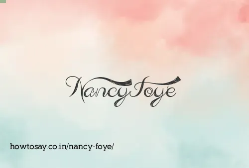 Nancy Foye