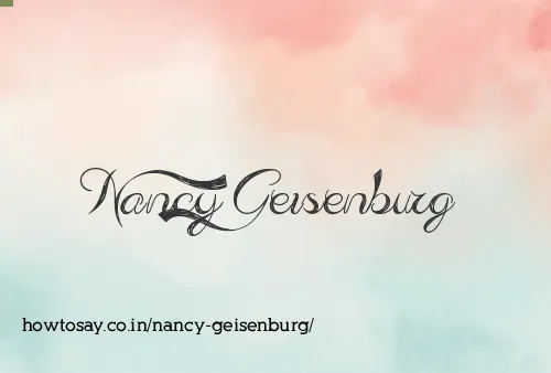 Nancy Geisenburg