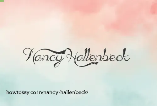 Nancy Hallenbeck