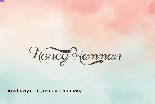 Nancy Hamman
