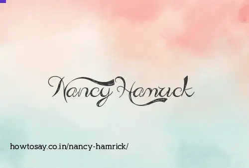 Nancy Hamrick
