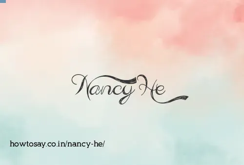 Nancy He