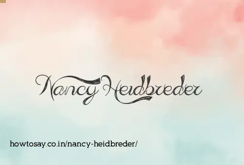 Nancy Heidbreder