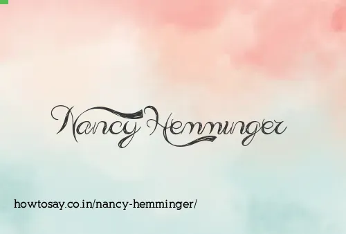 Nancy Hemminger