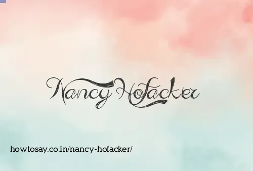 Nancy Hofacker