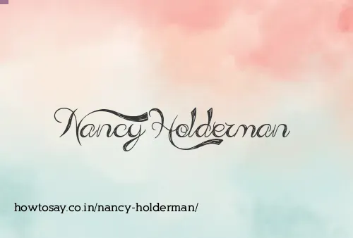 Nancy Holderman