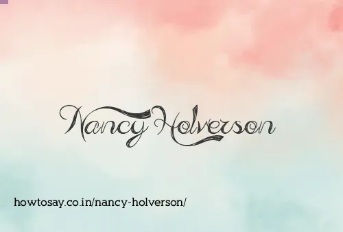 Nancy Holverson
