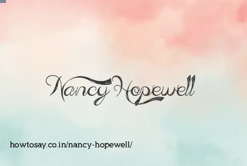 Nancy Hopewell