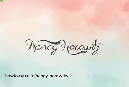 Nancy Horowitz