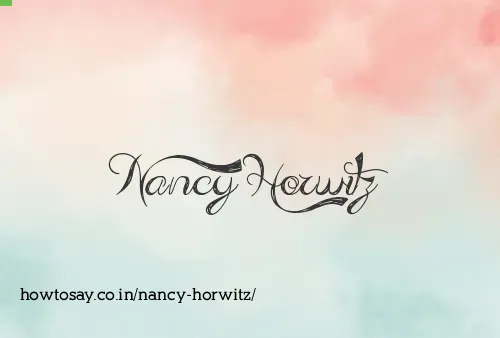 Nancy Horwitz