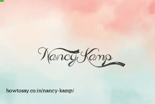 Nancy Kamp