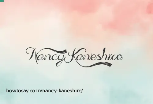 Nancy Kaneshiro