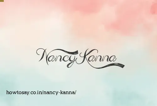 Nancy Kanna