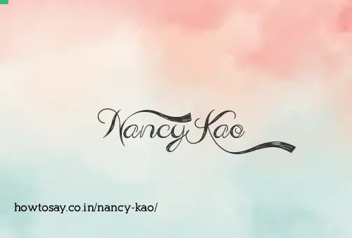 Nancy Kao