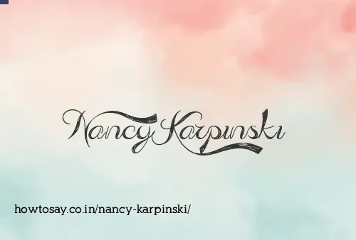 Nancy Karpinski