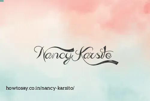 Nancy Karsito