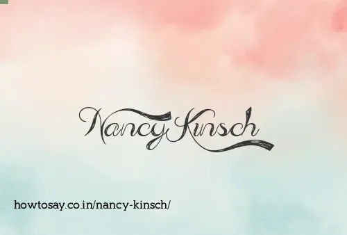 Nancy Kinsch