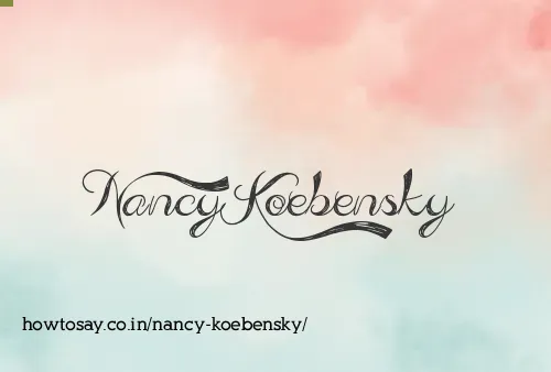 Nancy Koebensky