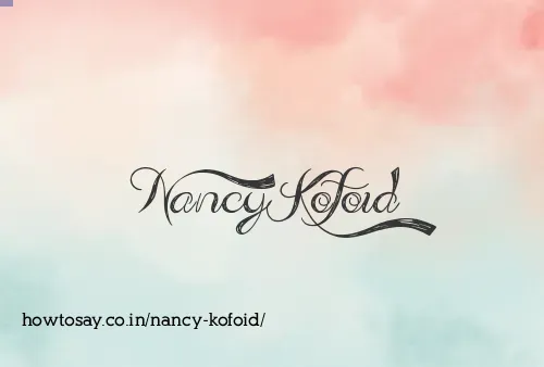 Nancy Kofoid