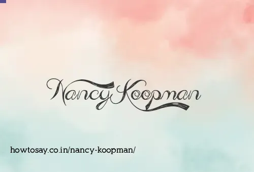 Nancy Koopman