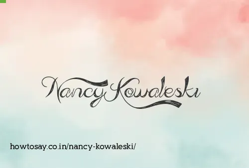 Nancy Kowaleski
