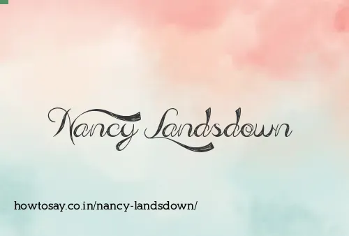 Nancy Landsdown