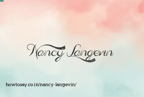 Nancy Langevin