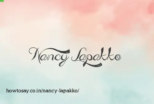 Nancy Lapakko