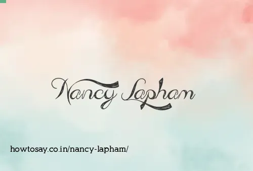 Nancy Lapham