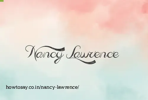 Nancy Lawrence
