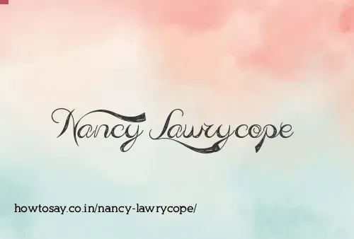 Nancy Lawrycope
