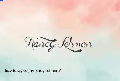 Nancy Lehman