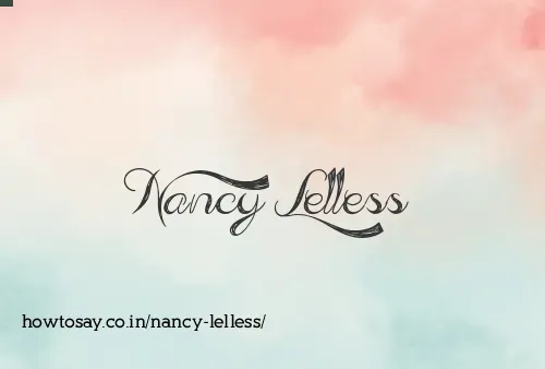 Nancy Lelless