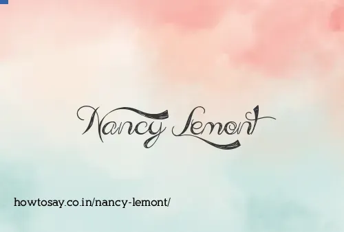 Nancy Lemont