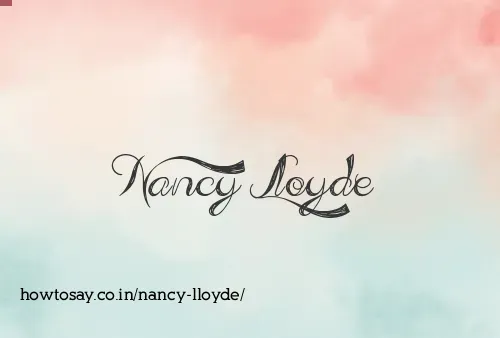 Nancy Lloyde