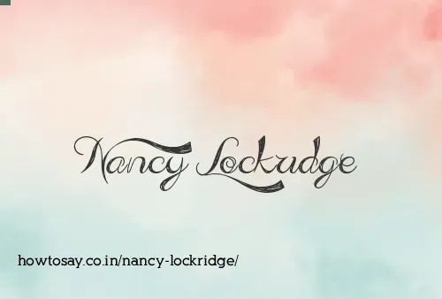 Nancy Lockridge