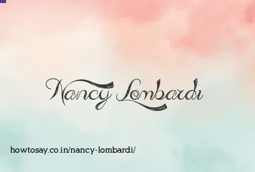 Nancy Lombardi